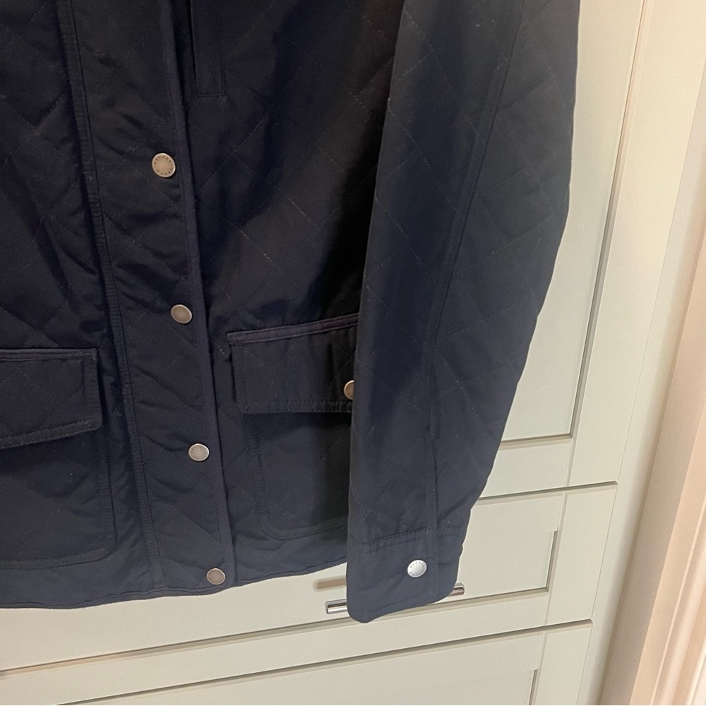 NWT DENVER HAYES Quilted Navy Blue Jacket Women's Size Medium - Picture 4 of 16